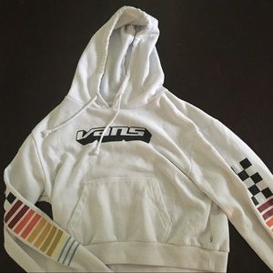 Colorful Vans Cropped Hoodie
